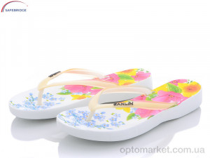 Шльопанці жіночі VH252-12 white Sanlin білий оптом от Optomarket
