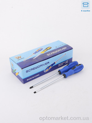 Викрутки Викрутка 45, 15см (T00063 mix) LOOK&BUY синій  оптом от Optomarket