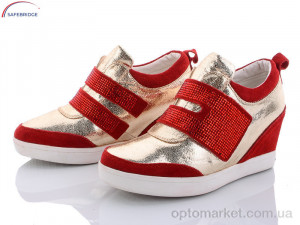 Сникерсы женские VМ582-11 Victoria красный  оптом от Optomarket
