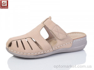 Шльопанці жіночі W01-3 WSMR бежевий  оптом от Optomarket