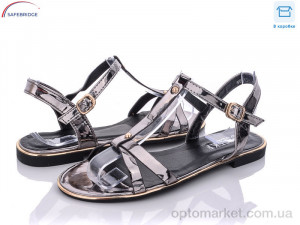 Босоніжки жіночі W02-62 SEEKF графіт  оптом от Optomarket