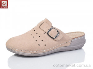 Шльопанці жіночі W06-3 WSMR бежевий  оптом от Optomarket