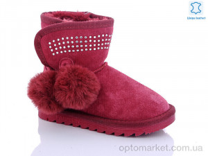 Уги дитячі W1-103 gloreta Waldem бордовий  оптом от Optomarket