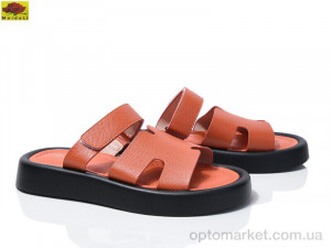 Шльопанці жіночі W1-6 Mei De Li помаранчевий оптом от Optomarket