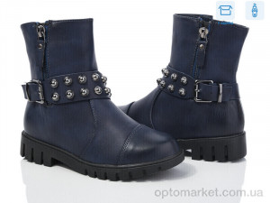 Черевики дитячі W112 d.blue Waldem синій  оптом от Optomarket