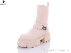 Черевики жіночі W147-93 Башили бежевий  оптом от Optomarket
