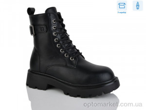 Черевики жіночі W158 Girnaive чорний  оптом от Optomarket