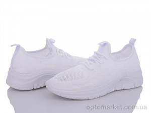 Кросівки жіночі W163-4 LQD білий  оптом от Optomarket