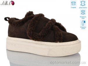 Сліпони жіночі W17-6 Hengji коричневий  оптом от Optomarket