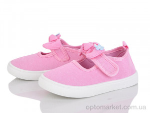 Капці дитячі W180-8 Blue Rama рожевий оптом от Optomarket