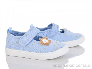 Капці дитячі W185-5 Blue Rama блакитний оптом от Optomarket