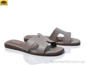 Шльопанці жіночі W1920-6 Mei De Li сірий оптом от Optomarket