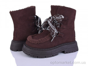 Черевики жіночі W22-2 AAPR коричневий  оптом от Optomarket