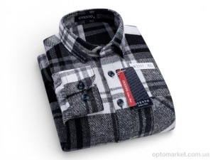 Сорочка чоловічі W2517 grey Ovento сірий оптом от Optomarket