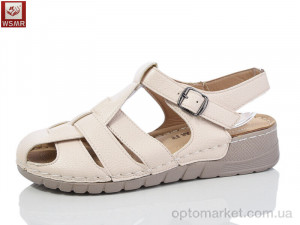 Босоніжки жіночі W256-3 WSMR бежевий  оптом от Optomarket