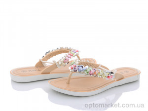 Шльопанці жіночі W3-5 Xifa бежевий  оптом от Optomarket