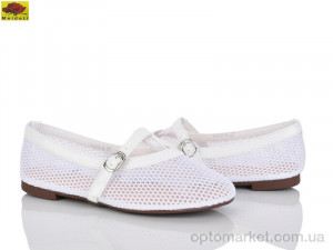 Балетки жіночі W300-8 Mei De Li білий  оптом от Optomarket
