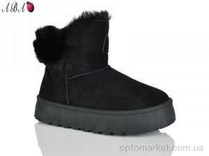 Уги жіночі W31-1 Moli чорний оптом от Optomarket