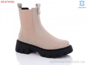 Черевики жіночі W5130-1 Hengji бежевий  оптом от Optomarket