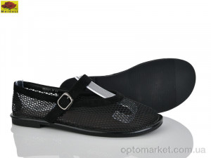 Балетки жіночі W5231-7 Mei De Li чорний  оптом от Optomarket