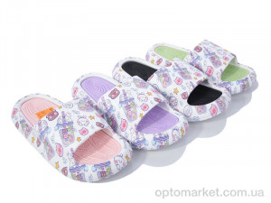 Шльопанці жіночі W61A mix Elmob мікс  оптом от Optomarket