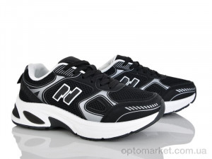 Кросівки жіночі W711-1 LQD чорний оптом от Optomarket