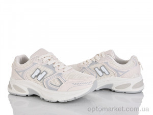 Кросівки жіночі W711-5 LQD бежевий  оптом от Optomarket