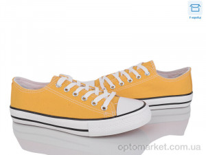 Кеди жіночі W757-6 Horoso жовтий  оптом от Optomarket