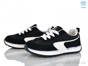 Кросівки жіночі W801-1 Alimama чорний оптом от Optomarket