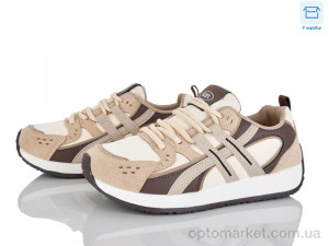 Кросівки жіночі W810-2 Alimama бежевий оптом от Optomarket