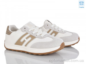 Кросівки жіночі W811-2 Alimama бежевий оптом от Optomarket