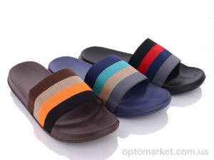 Шльопанці чоловічі W870 mix Elmob мікс  оптом от Optomarket