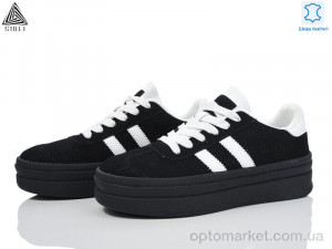 Кросівки жіночі WA10-18 шкіра піна Stilli чорний  оптом от Optomarket