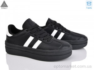 Кросівки жіночі WA170-1 шкіра Stilli чорний оптом от Optomarket