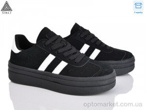 Кросівки жіночі WA170-5R шкіра Stilli чорний оптом от Optomarket