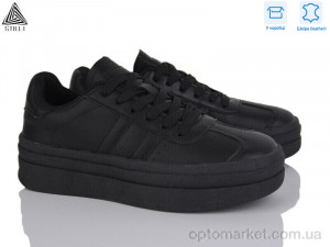 Кросівки жіночі WA20-5 шкіра Stilli чорний оптом от Optomarket