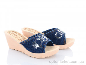Шльопанці жіночі WD283 синій Demur синій  оптом от Optomarket