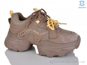 Кросівки жіночі WDP1855-33 Egga коричневий  оптом от Optomarket
