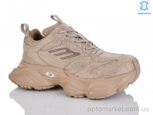 Кросівки жіночі WDP1905-3 Egga бежевий  оптом от Optomarket