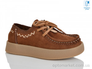Туфлі жіночі WDP1997-33 Egga коричневий  оптом от Optomarket