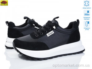 Кросівки жіночі WKL52-17 Mei De Li чорний  оптом от Optomarket
