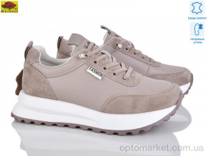 Кросівки жіночі WKL52-18 Mei De Li бежевий  оптом от Optomarket