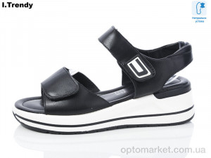 Босоніжки жіночі WL1039-1 Trendy чорний оптом от Optomarket