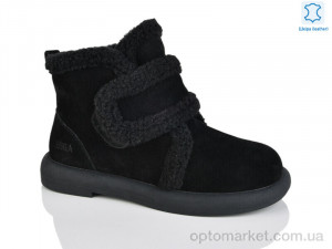 Черевики жіночі WMP1117-1 Egga чорний  оптом от Optomarket