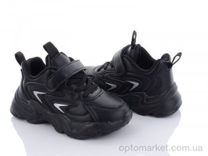 Кросівки дитячі WQ2269-1 black Biq lujia чорний  оптом от Optomarket