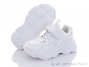 Кросівки дитячі WQ2269-1 white Biq lujia білий  оптом от Optomarket