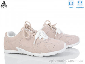 Кросівки жіночі X100-4R шкіра піна Stilli бежевий  оптом от Optomarket