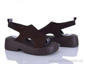 Босоніжки жіночі X370-2 Loretta коричневий оптом от Optomarket