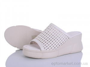 Шльопанці жіночі X386-3 Loretta бежевий  оптом от Optomarket