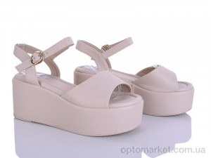 Босоніжки жіночі X389-3 Loretta бежевий  оптом от Optomarket